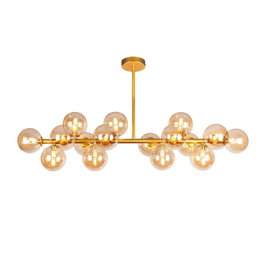 Люстра стельова молекула 7841020-16 DDG/BR Золотий/Коричневий - фото 2 Люстра стельова молекула 7841020-16 DDG/BR Золотий/Коричневий - фото 2