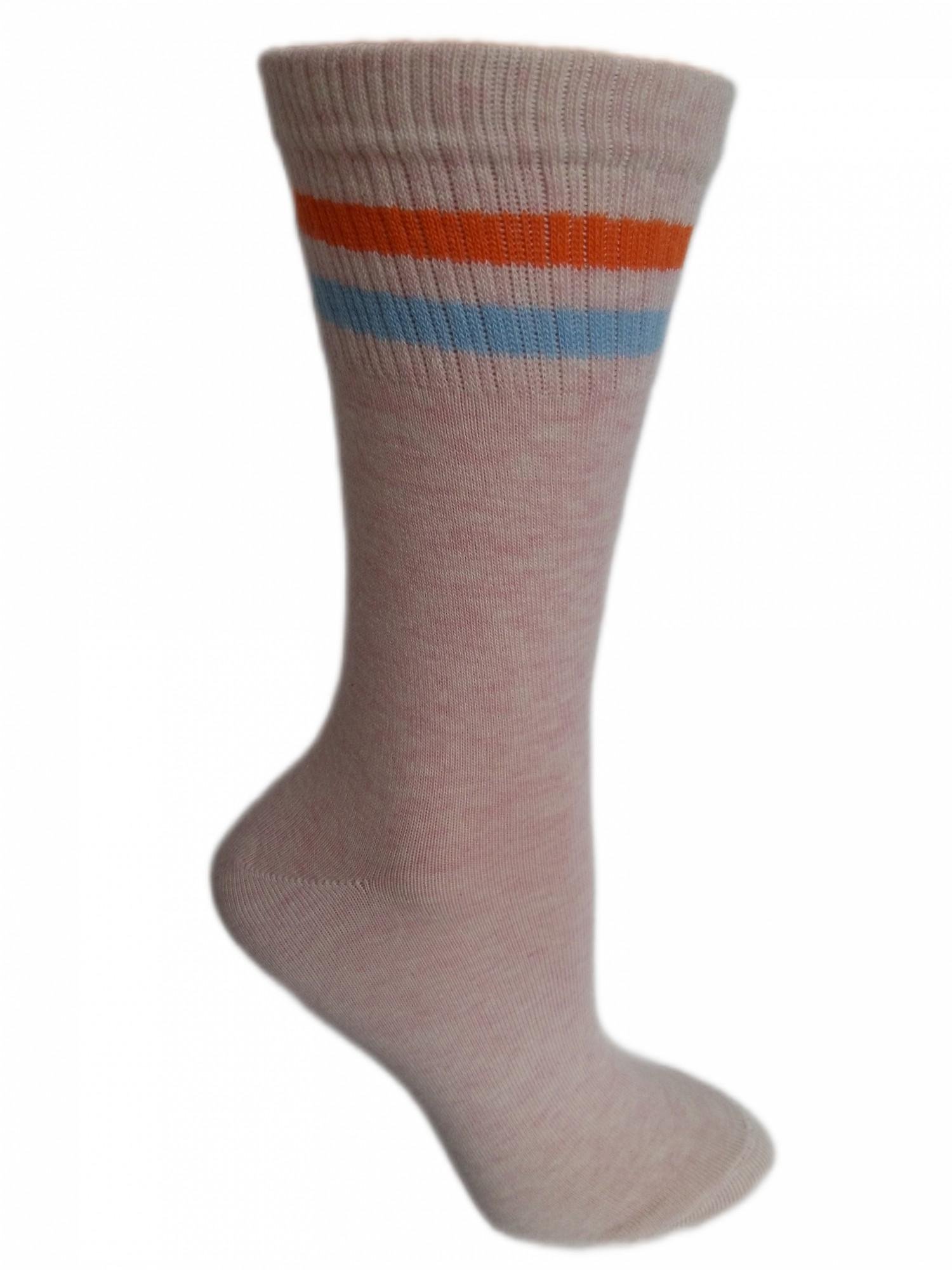 Носки Новая пара 165-352 меланж высокая р. 35-39 Розовый (2352016521122)