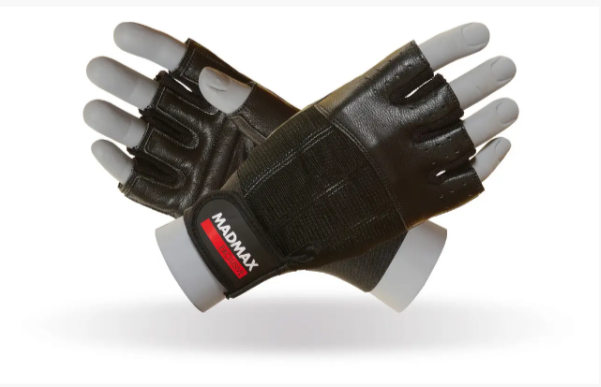 Рукавички для фітнесу MadMax MFG-248 Clasic Exclusive L Black (58-68-MFG-248-Black_L) Рукавички для фітнесу MadMax MFG-248 Clasic Exclusive L Black (58-68-MFG-248-Black_L)