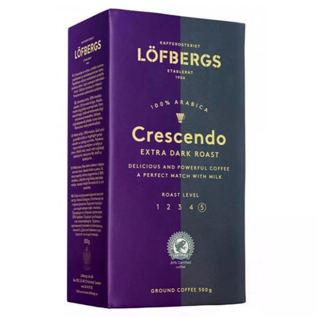 Кава Лофберг Кресцендо Lofbergs Crescendo мелена 500 гг