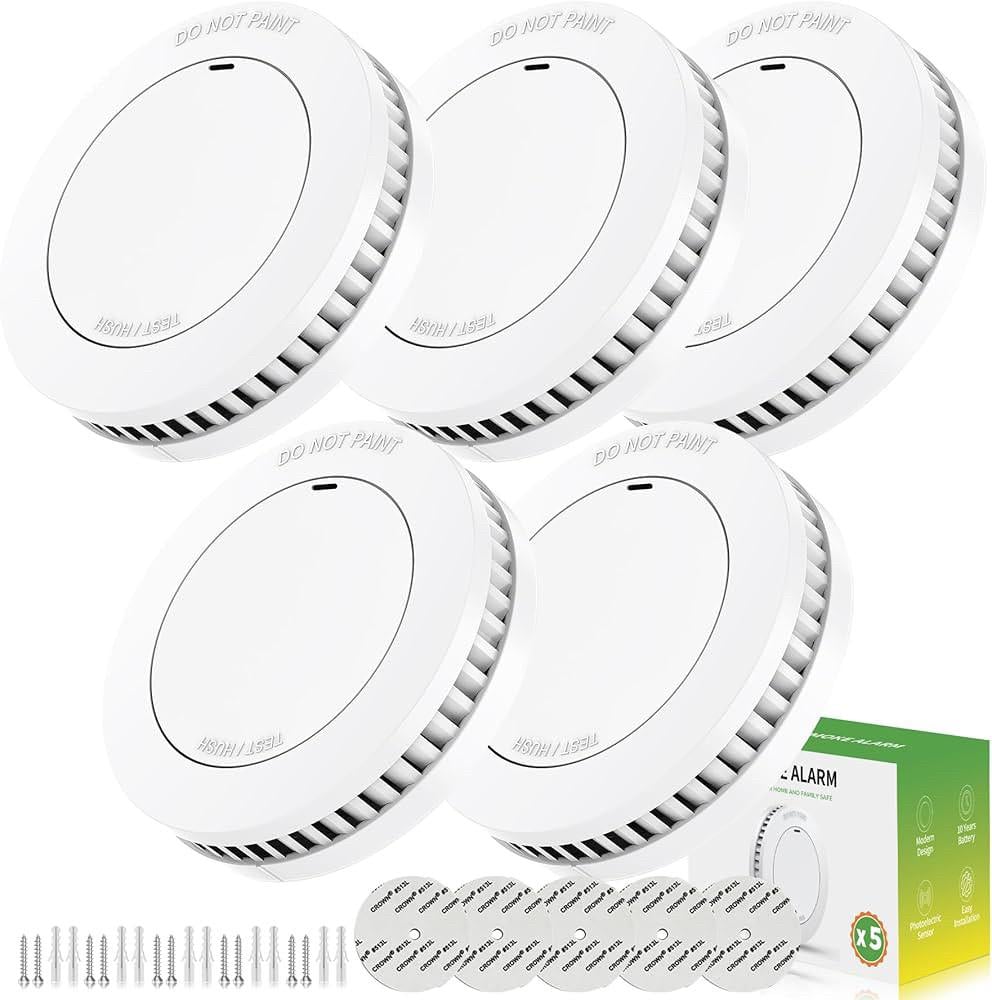 Сигнализация дымовая XINDUM SM01 детекторы дыма для дома со звуковым оповещением 5 шт. - фото 8