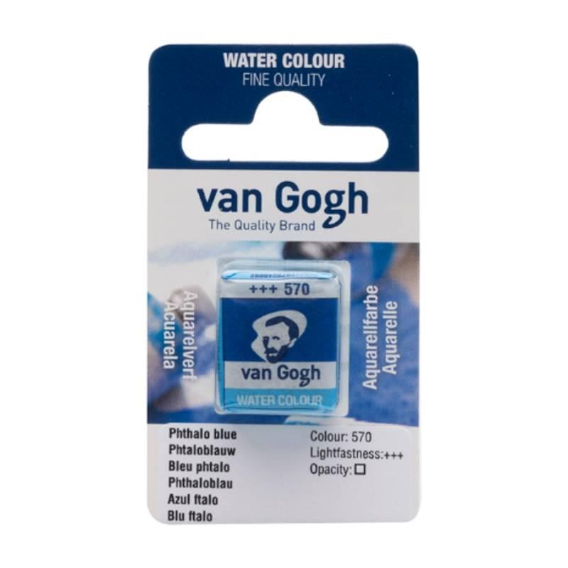 Акварельная краска Van Gogh кювета 1,5 мл 570 Фц Синий (20865701)