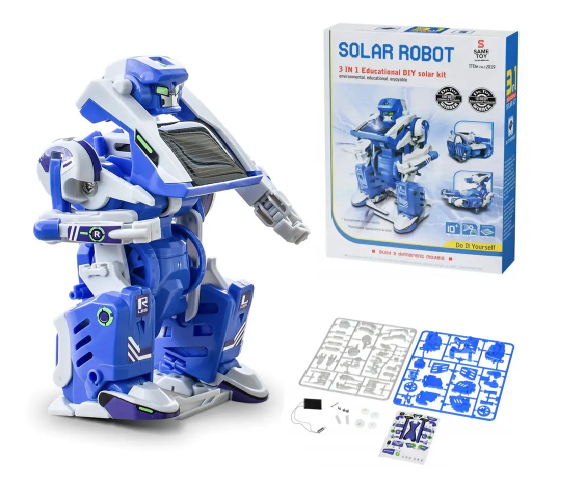 Робот-конструктор Solar Robot 3в1 на сонячних батареях (00355)