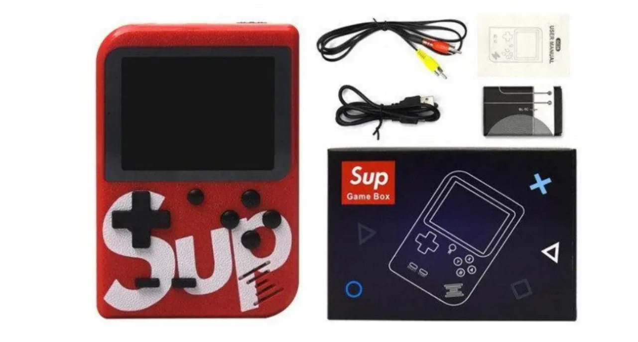 Приставка ігрова з AV-підключенням Sup Game Box 400в1 Червоний