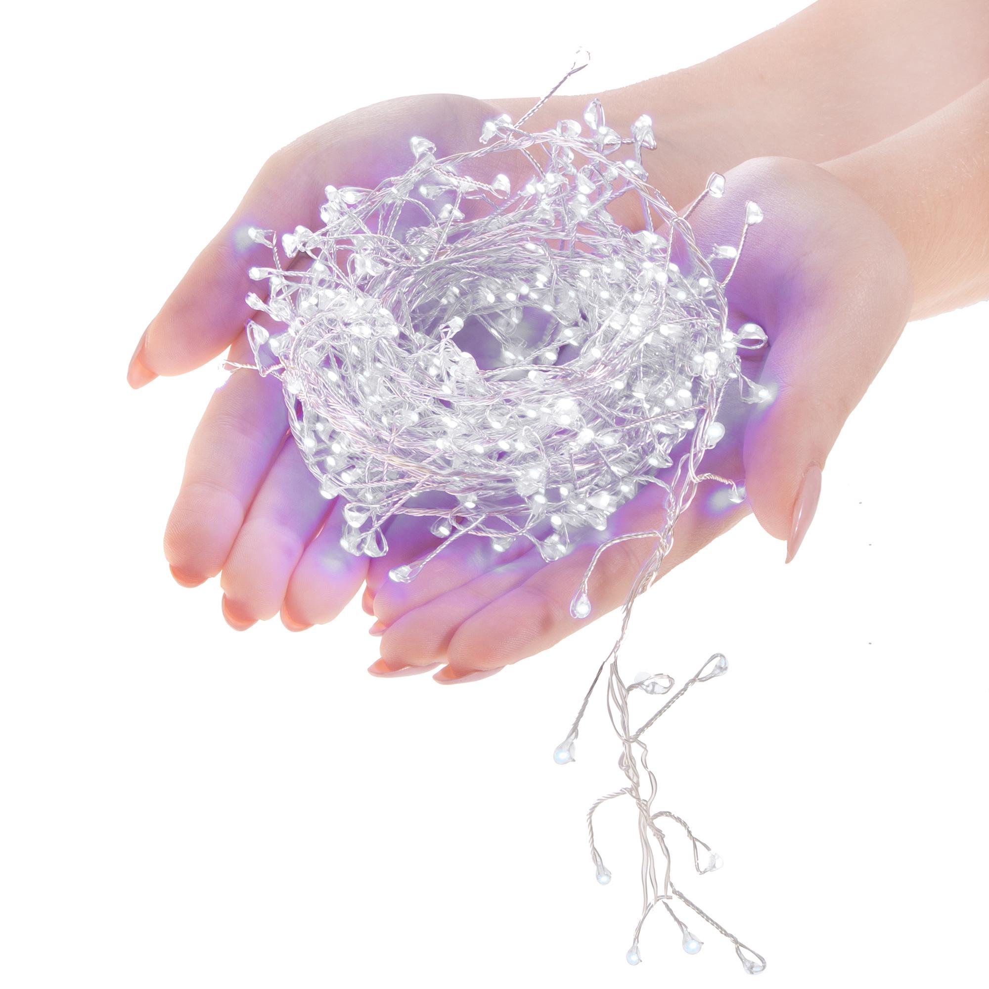 Гірлянда на батарейках Springos 100 LED 3 м Cold white (CL0072) - фото 8 Гірлянда на батарейках Springos 100 LED 3 м Cold white (CL0072) - фото 8