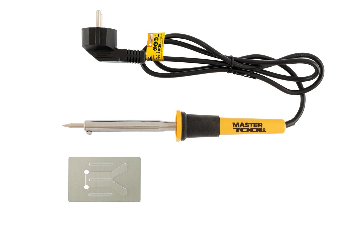 Паяльник електричний MasterTool 60 Вт 220V/50Hz 350°С (44-0008) - фото 2 Паяльник електричний MasterTool 60 Вт 220V/50Hz 350°С (44-0008) - фото 2
