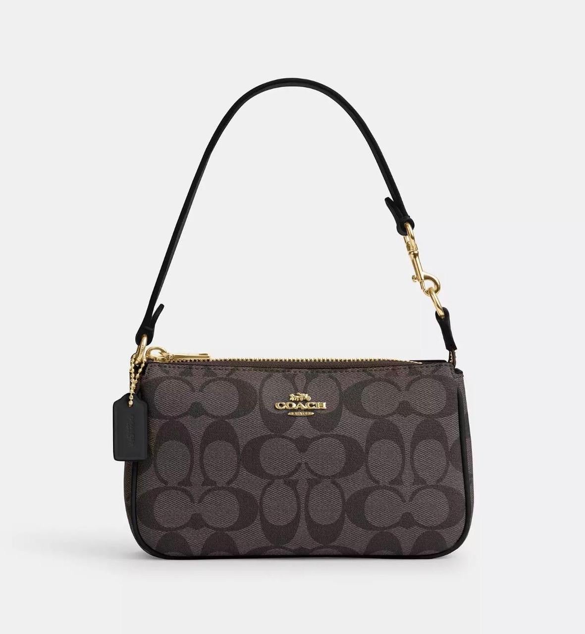 Сумка женская Coach Nolita 19 In Signature Canvas Im/Brown/Black CS442 (2938449235)