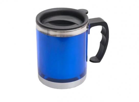 Термокружка X2-45 с ручкой 11х8,5 см  450 мл Синий (418-8726517)
