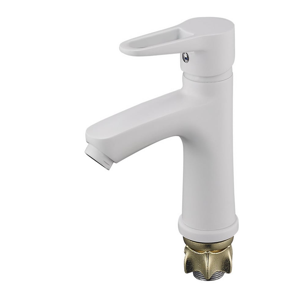 Смеситель для умывальника Zegor PUD 1-A045 W на гайке Белый