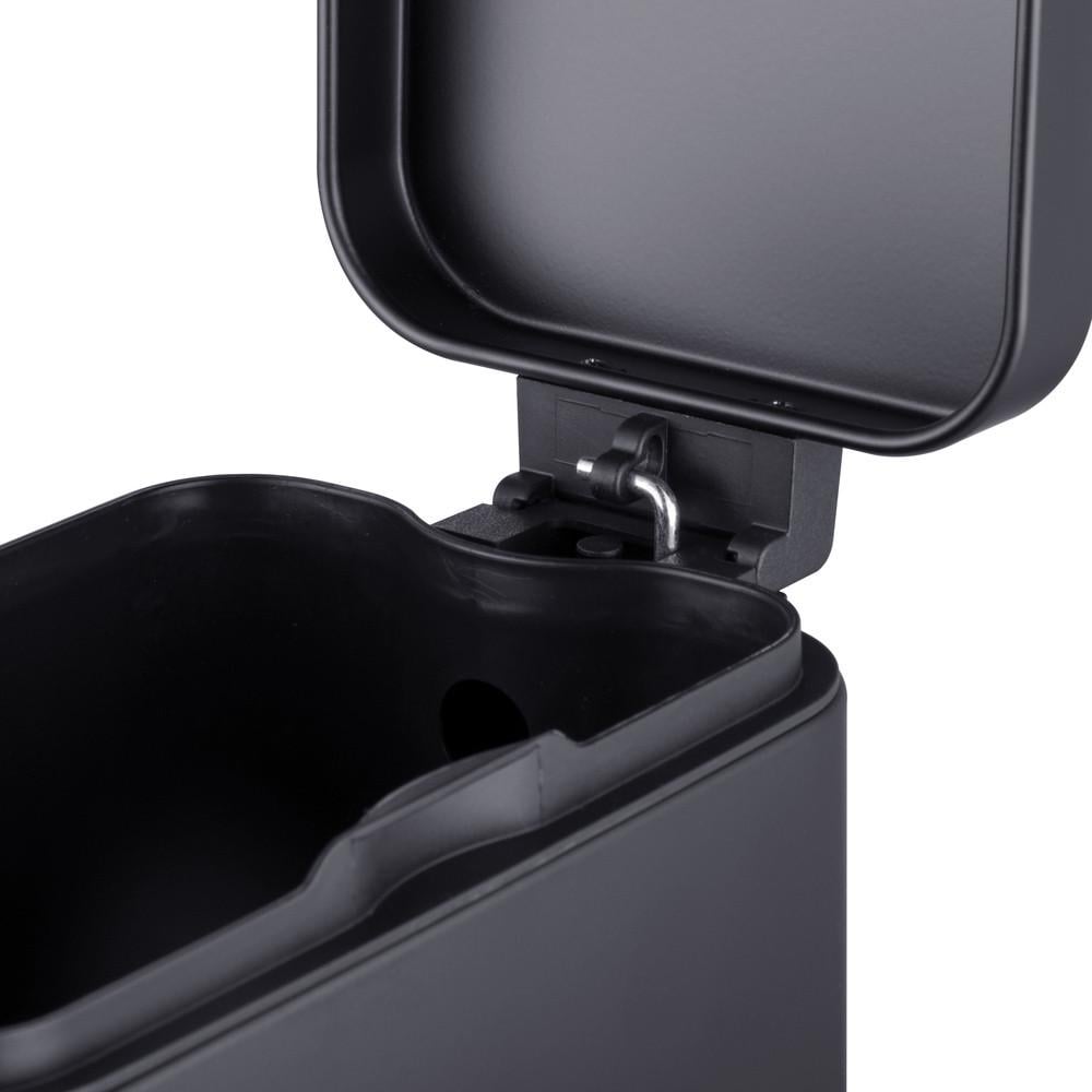 Відро для сміття з плавним закриттям MIXXUS Premium Quadro-TC0105 прямокутне 5 л Black (MI7061) - фото 3