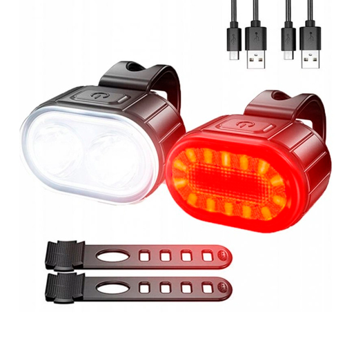 Фонарь велосипедный с задним габаритом ZH-078 14SMD (2290598571)