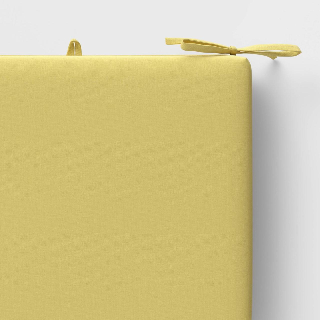 Подушка на стул/скамейку BIG YETI 60x5x60 см квадратная ткань хлопок Желтый (1506990781) - фото 3 Подушка на стул/скамейку BIG YETI 60x5x60 см квадратная ткань хлопок Желтый (1506990781) - фото 3