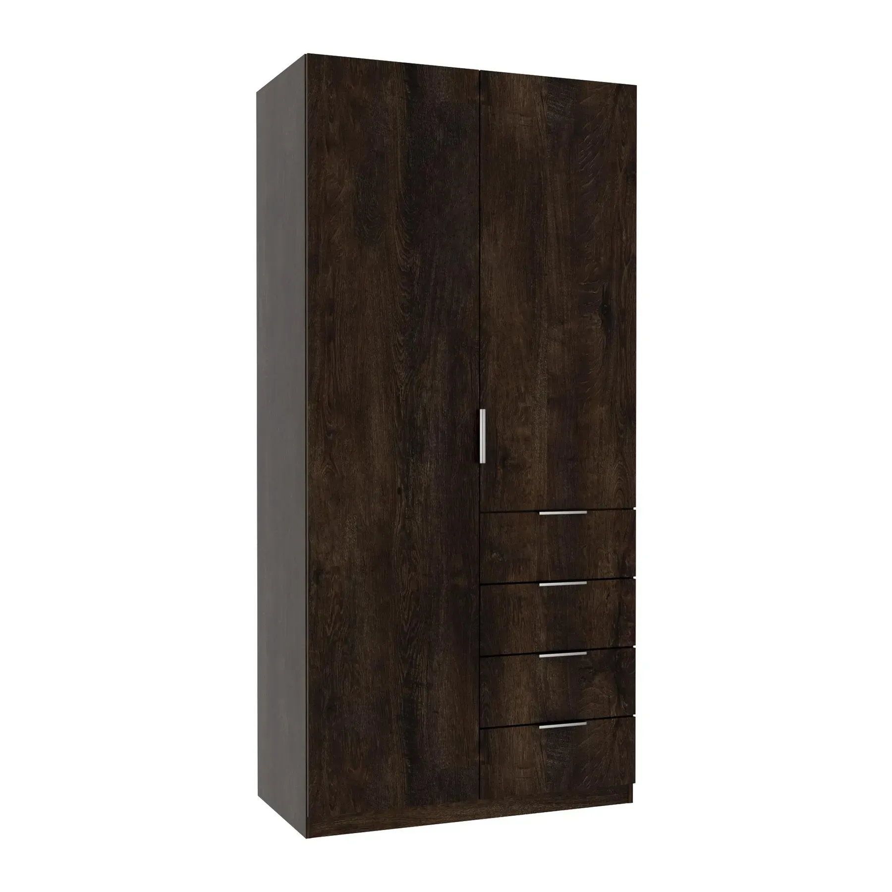 Шкаф Kontinent Kristal 1 100х52х210 см Дуб Конкордия (79618646)