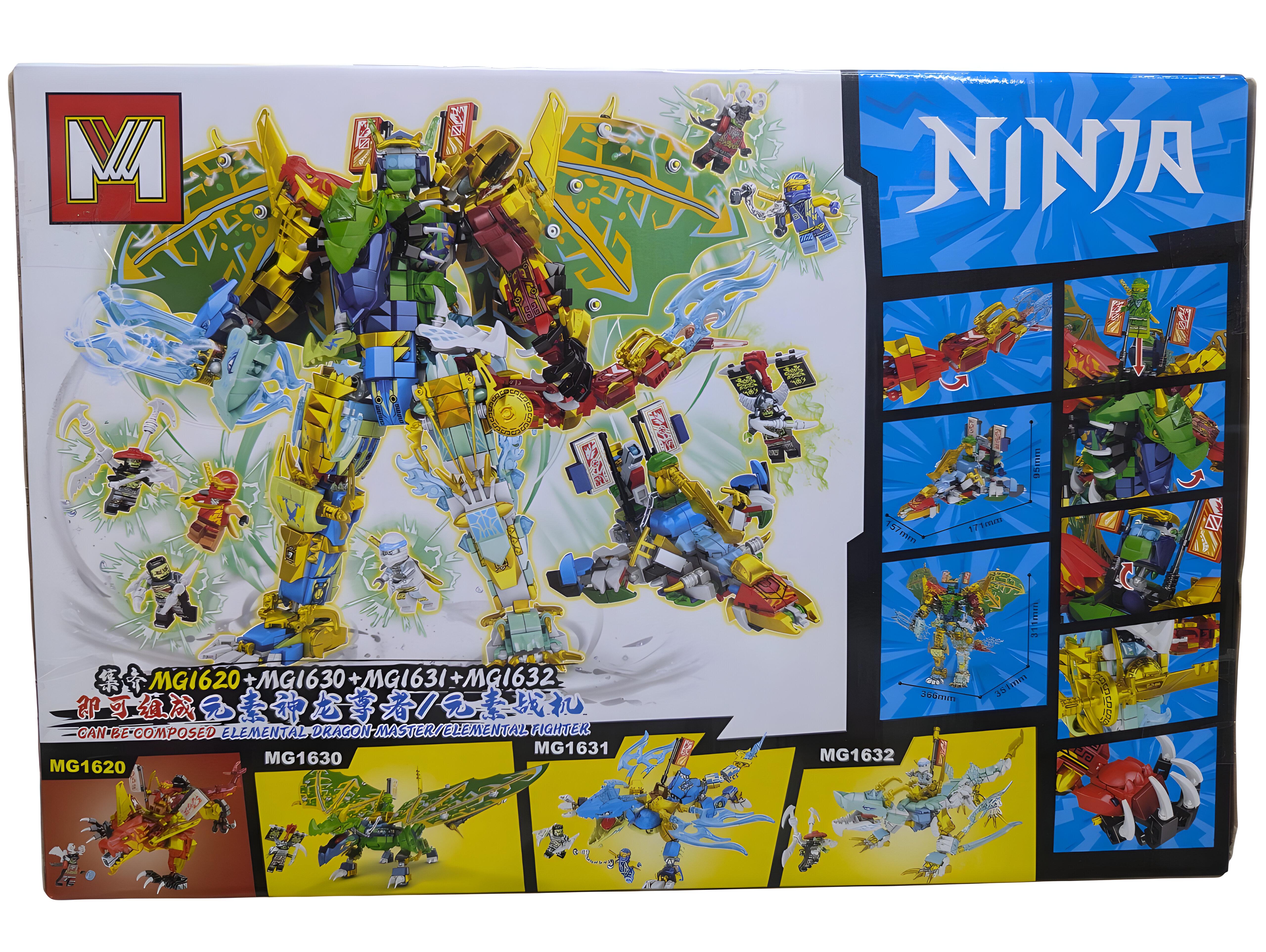 Конструктор детский Ninjago Огненный дракон Кая 453 дет. (MG1620) - фото 2