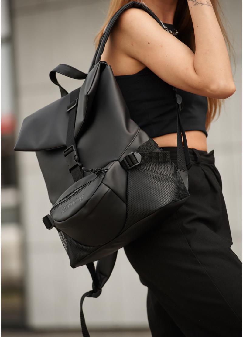 Рюкзак женский Sambag Rene Double 37х31х14 см Черный (27151001r) - фото 6 Рюкзак женский Sambag Rene Double 37х31х14 см Черный (27151001r) - фото 6