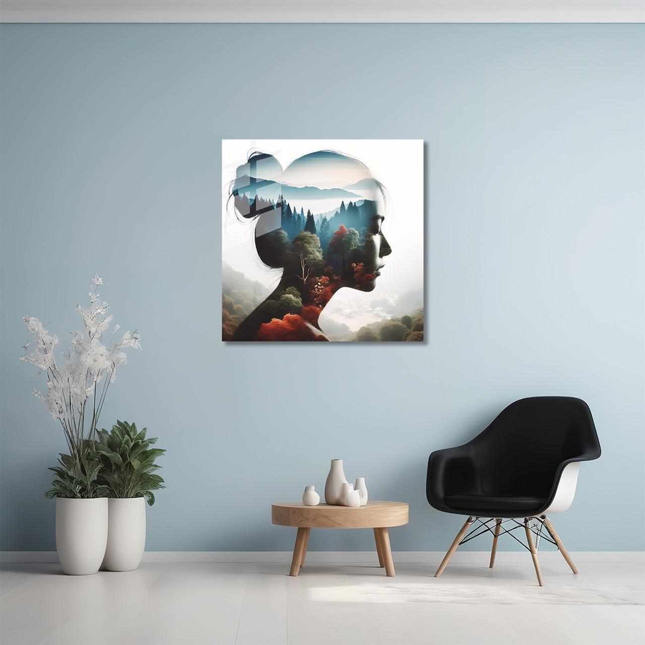 Картина на стекле NovellaPrint Природная рефлексия 90х90 см (505.3) - фото 4