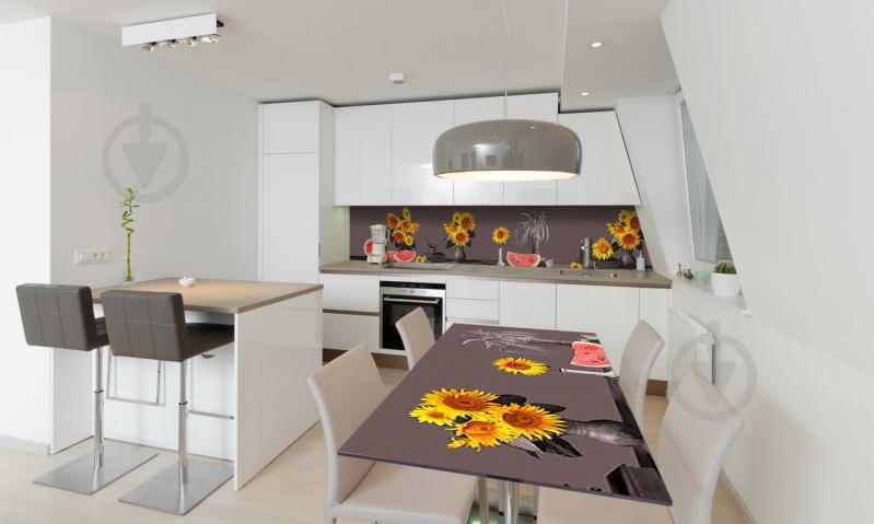 Наклейка виниловая на стол Zatarga «Подсолнухи Арбузы» 650х1200 мм Z180370/1st Наклейка виниловая на стол Zatarga «Подсолнухи Арбузы» 650х1200 мм Z180370/1st