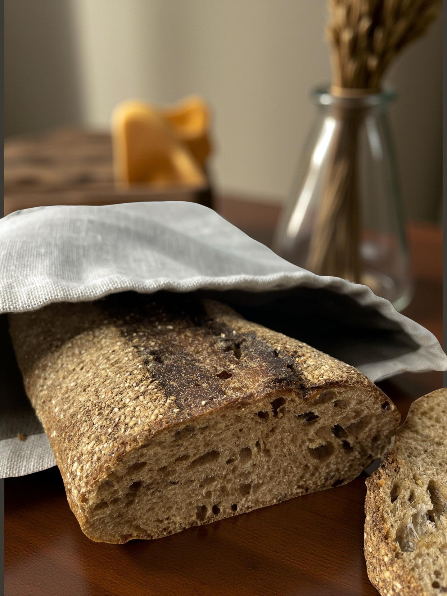 Мешочек для хлеба с вышивкой Новогодняя елка 30х40 см (30070987) - фото 3 Мешочек для хлеба с вышивкой Новогодняя елка 30х40 см (30070987) - фото 3