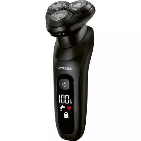 Электробритва роторная Silver Crest SRR 3.7 E6 IPX6 до 60 мин LED-дисплей (24210115)