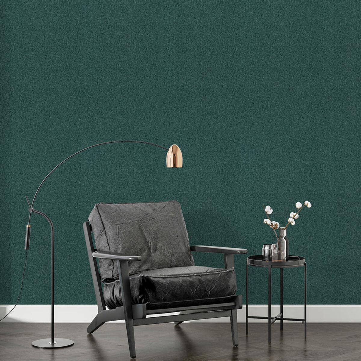 Шпалери самоклеючі 2800х500х2 мм Темно зелений меланж (SW-00001784) - фото 6