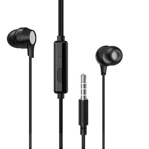 Наушники Borofone BM28 Tender 3.5мм mini-Jack 95 дБ Black