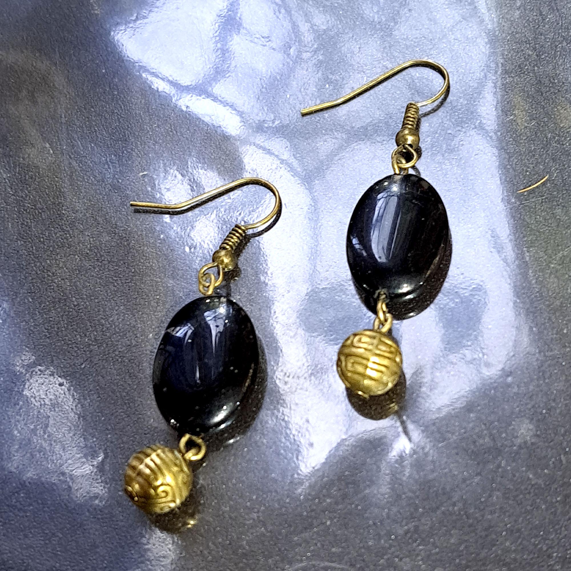 Серьги DARSANA Веринея из натурального камня агат (DRSU005471)