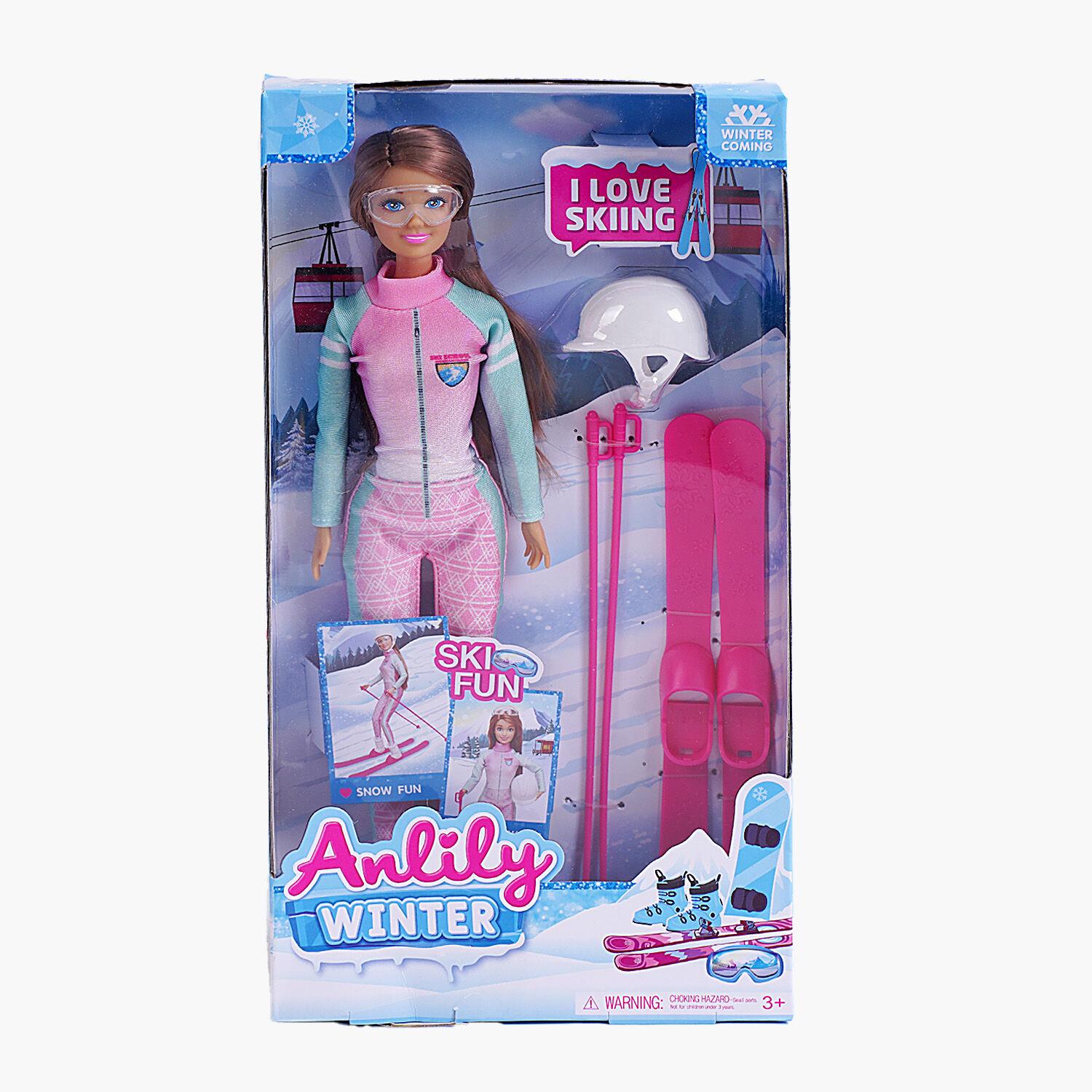 Кукла 98005/36 Лыжница с аксессуарами 29 см (25581730)