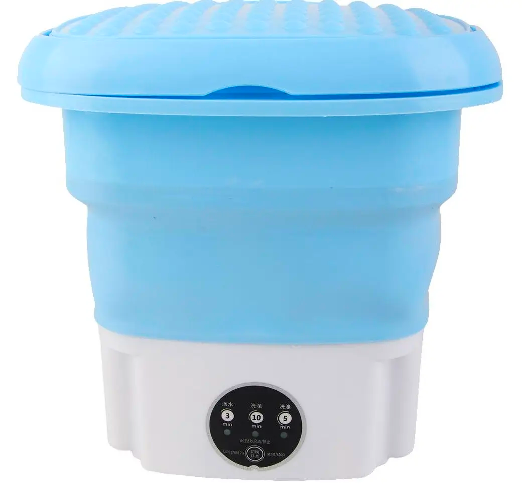 Стиральная машина мини ведро складное Maxtop MR-2098 Голубой (29197513)