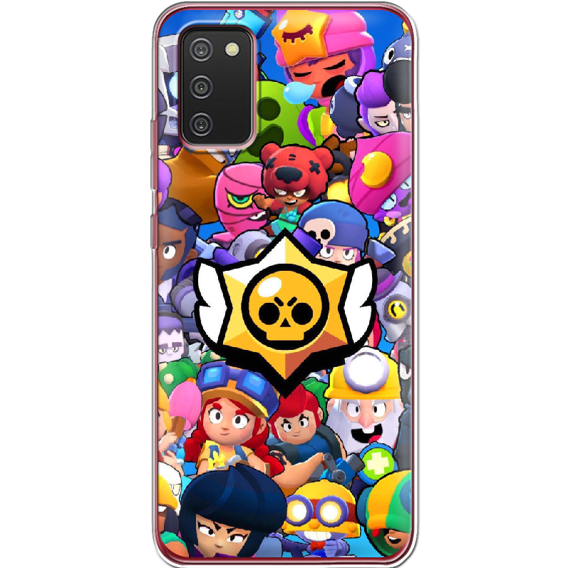 Чехол BoxFace Samsung A025 Galaxy A02S Brawl Stars Прозрачный силикон (41511-up2389-41511)