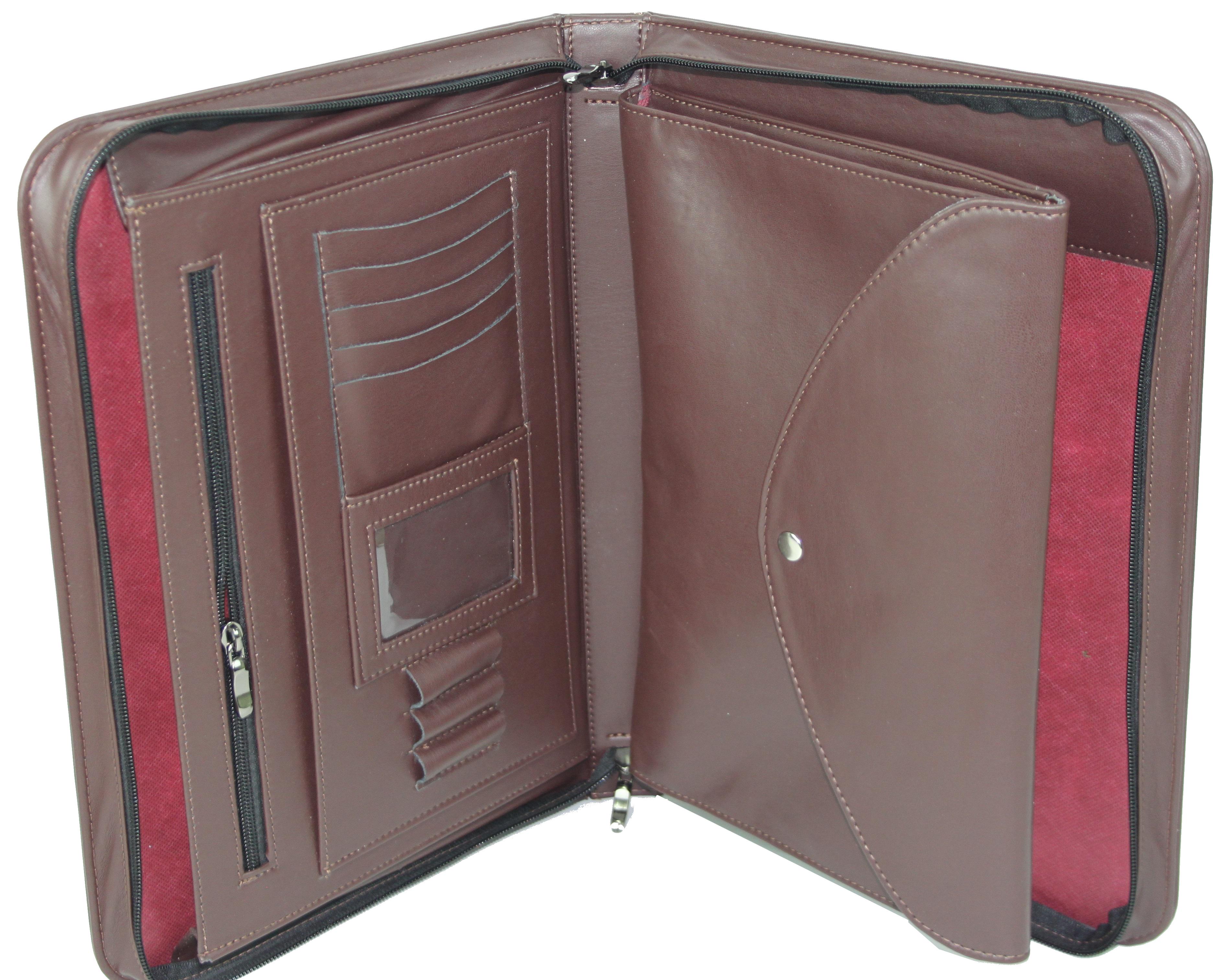 Папка деловая Portfolio из искусственной кожи А4 Коричневый (Portbw06 brown)