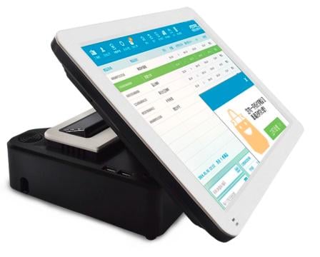 POS-терминал сенсорный TouchSystem Белый (ПОС-I3-128-4)