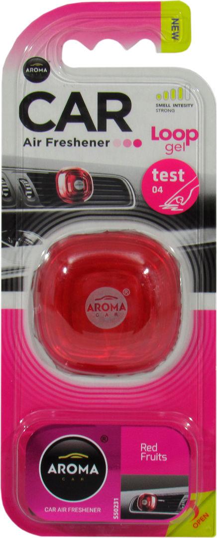Ароматизатор для авто Aroma Car Loop Gel Red Fruit на дефлектор гель 9 мл (0343400) Ароматизатор для авто Aroma Car Loop Gel Red Fruit на дефлектор гель 9 мл (0343400)
