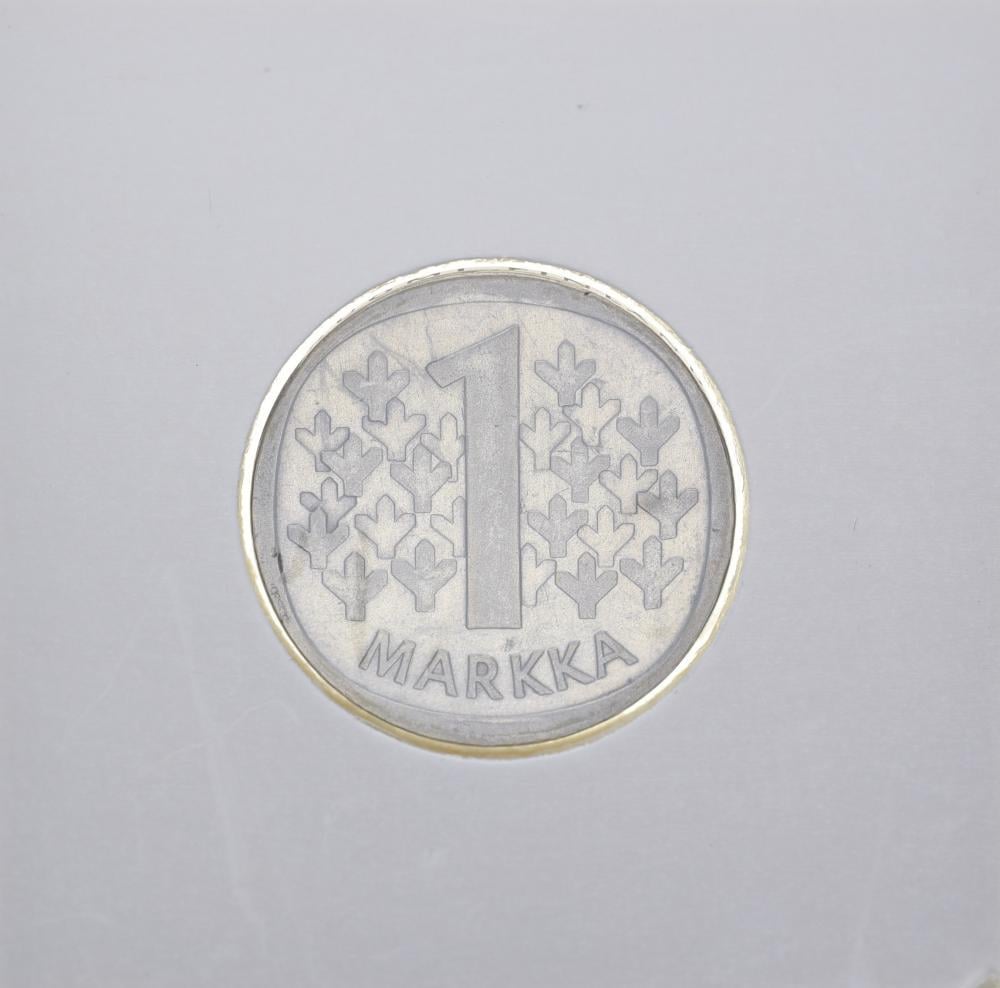 Колекційна монета Фінляндія 1 марка 1965 F-VF Срібло (15389317)