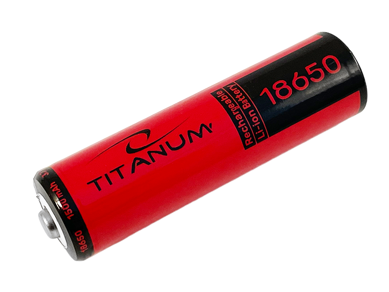 Акумулятор літій-іонний Titanum bulk/1 18650 без захисту 1500 mAh (7079)