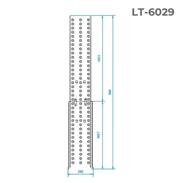 Рабочая платформа для лестницы LT-0029 Intertool (LT-6029) - фото 2