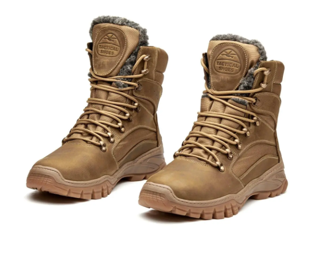 Ботинки мужские зимние на меху р. 38 Койот - фото 5