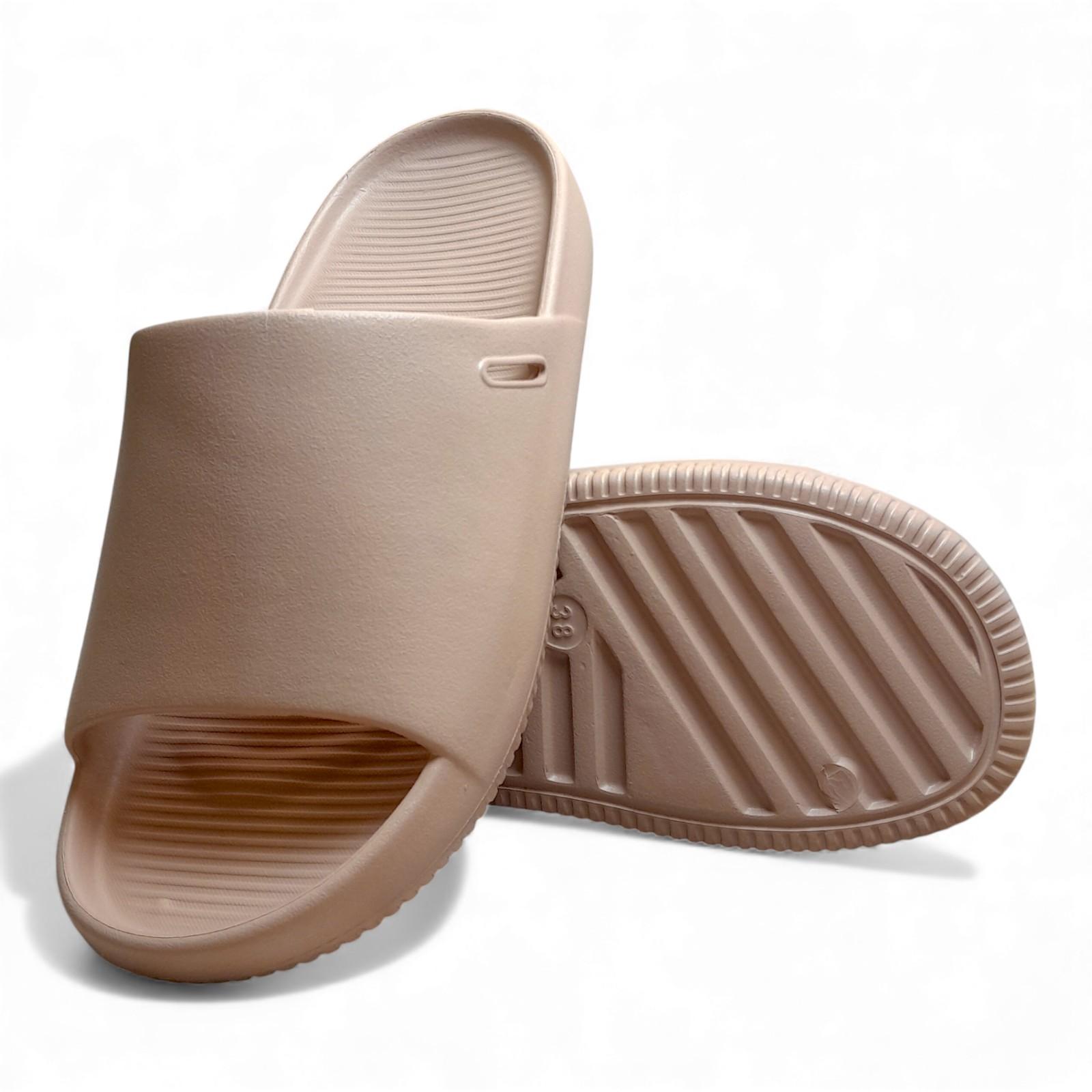 Шлепанцы женские Luck Line р. 38 24,5 см Бежевый (2835009302) - фото 7