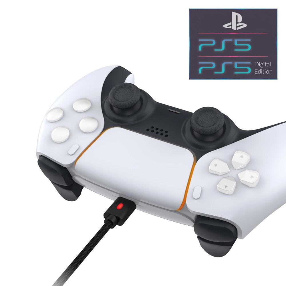 Зарядний кабель Dobe 3 м USB/USB Type-C для геймпада DualSense Sony PlayStation PS5/PS5 Digital Edition/Microsoft Xbox Series S,X/Nintendo Switch з LED підсвічуванням статусу зарядки (9372069) - фото 6