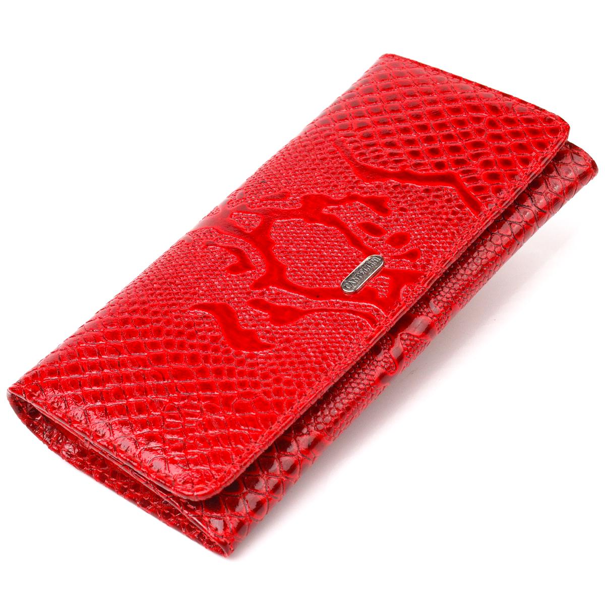 Кошелек кожаный женский Canpellini Wallet 21610 Красный (55390)