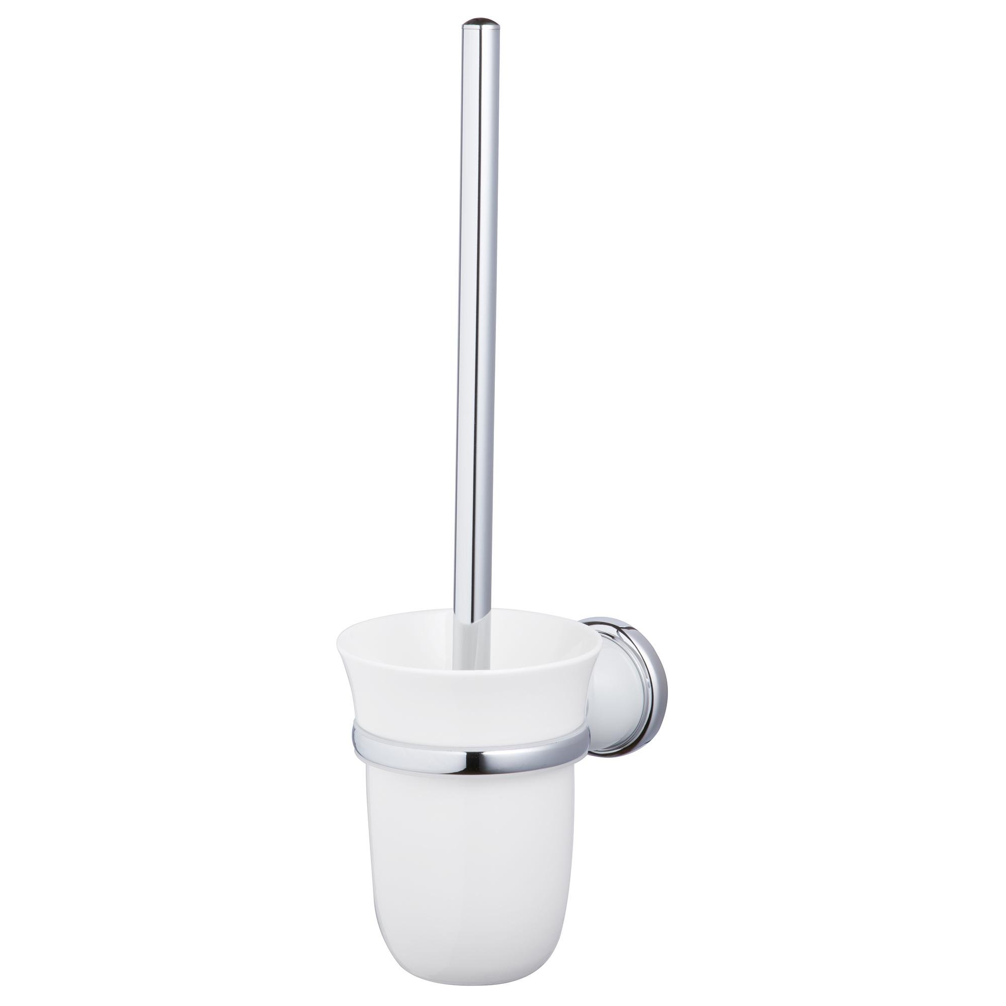 Йоржик для унітаза Bisk GRENADA BF кераміка Хром (06896)