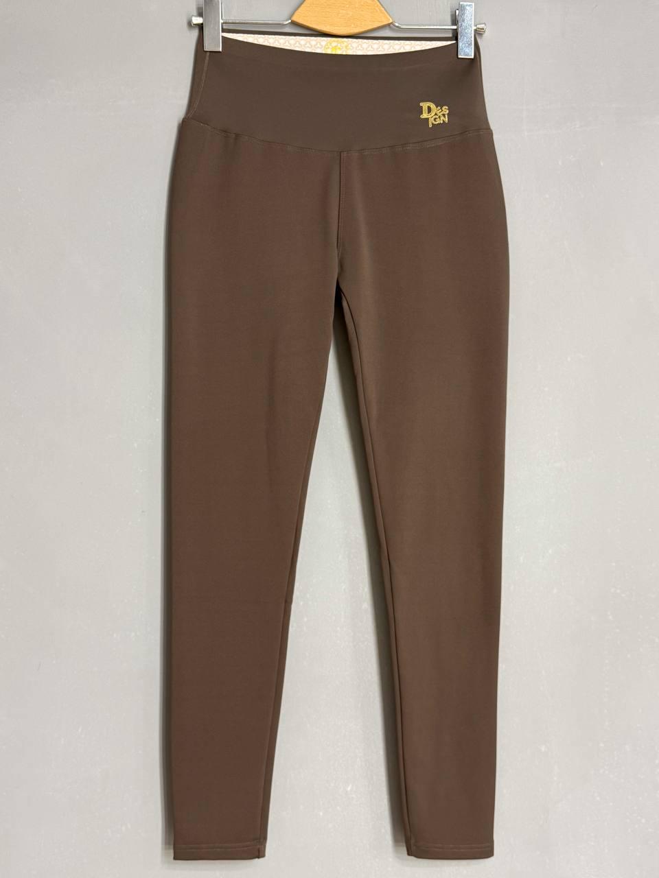 Лосини жіночі Black cyclone 316 утеплені з широким поясом 2XL Коричневий (5252) - фото 4 Лосини жіночі Black cyclone 316 утеплені з широким поясом 2XL Коричневий (5252) - фото 4