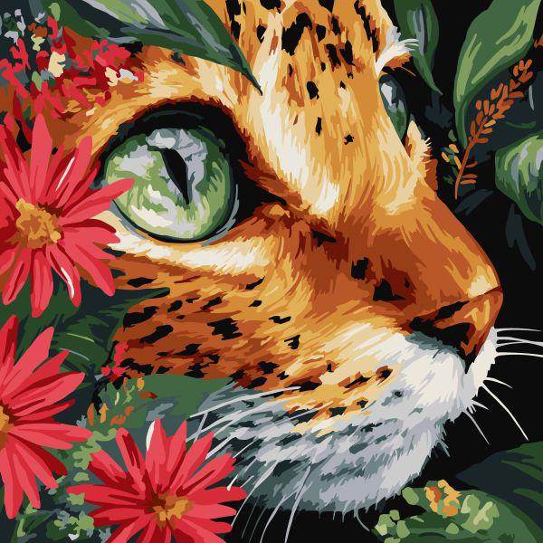 Картина за номерами Ideyka Бездонні очі 40x40 см (Id-KHO6792)