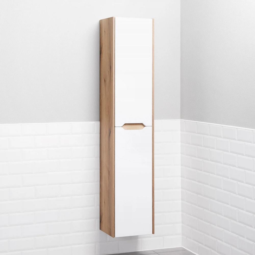 Пенал подвесной MVK Vostok Mirri 35 эмаль правый 350х300х1700 мм Белый матовый (mrp135wh) - фото 3 Пенал подвесной MVK Vostok Mirri 35 эмаль правый 350х300х1700 мм Белый матовый (mrp135wh) - фото 3