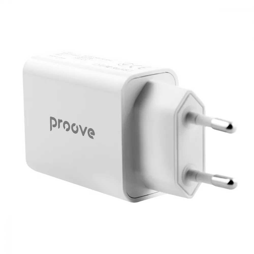 Сетевое зарядное устройство СЗУ Proove Rapid 10.5W 2USB white