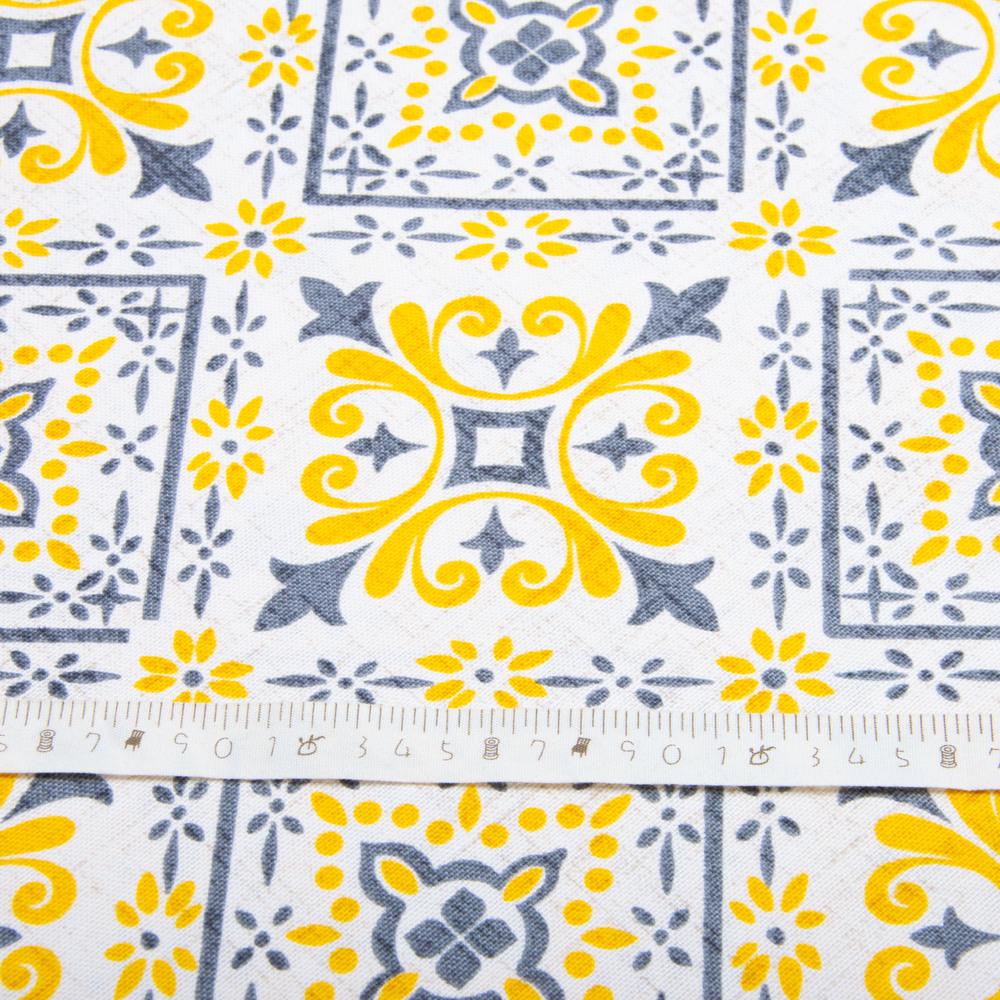 Тканина декоративна Прем’єр Версаль V-004 з водовідштовхувальним просоченням Жовтий (24774) - фото 3 Тканина декоративна Прем’єр Версаль V-004 з водовідштовхувальним просоченням Жовтий (24774) - фото 3