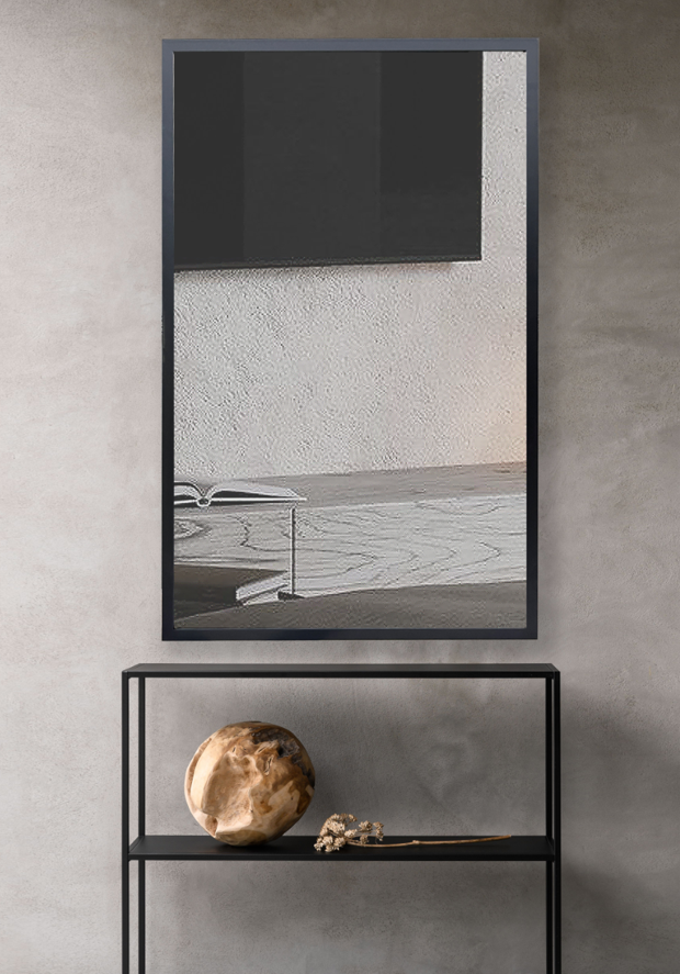 Дзеркало в рамі CRYSTAL GLASS 2290 1800х700 мм Чорний (С4214)