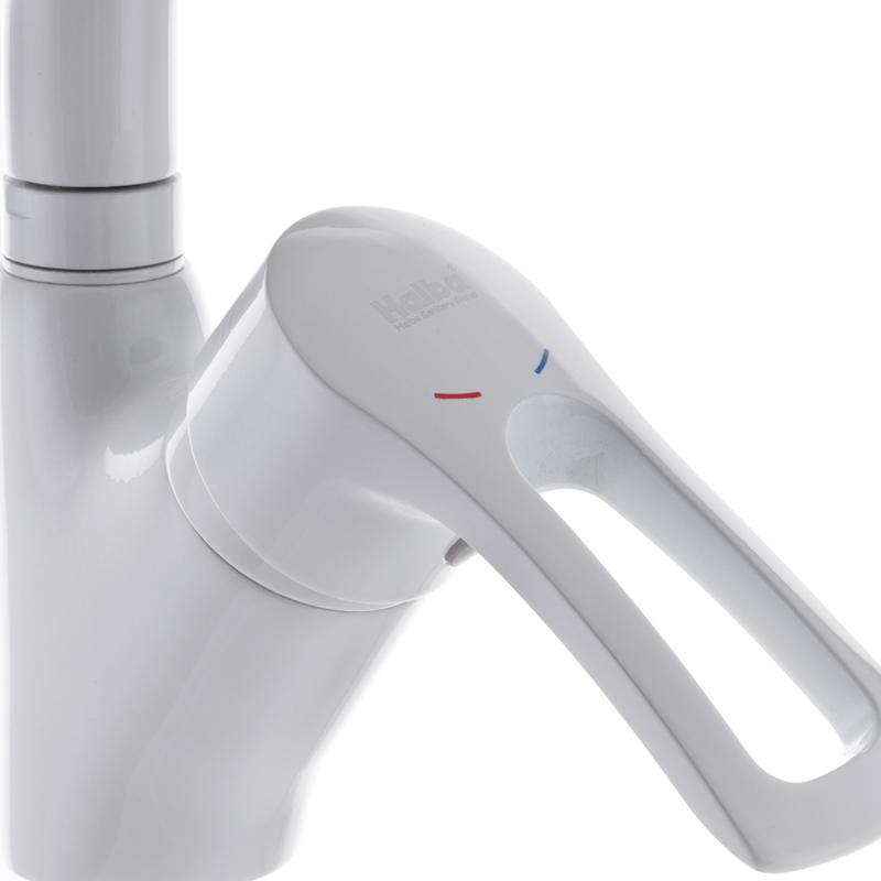 Смеситель для кухни Haiba HANSBERG 011 Белый (HB0202) - фото 3