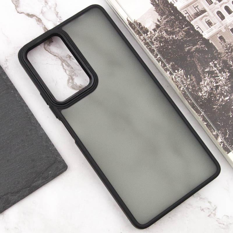 Противоударный Чехол TPU+PC Lyon Frosted для Xiaomi Redmi Note 10 Pro / 10 Pro Max Black - фото 4