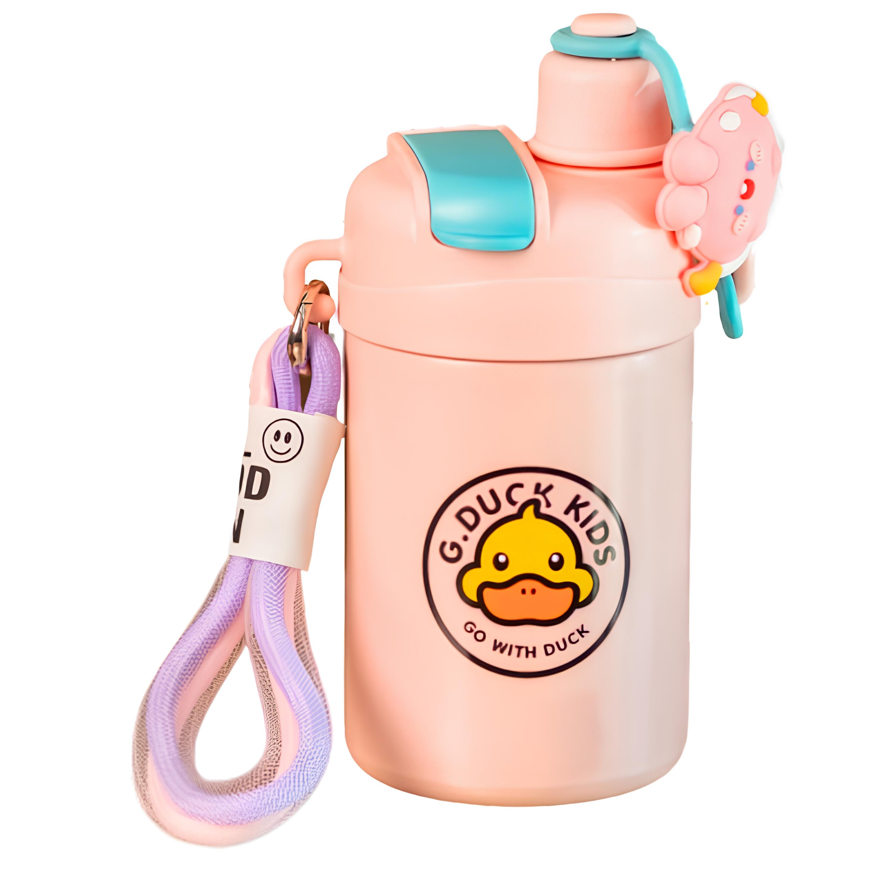 Термос SunnyDuck з трубочкою та гвинтовою кришкою 460 мл (2471)