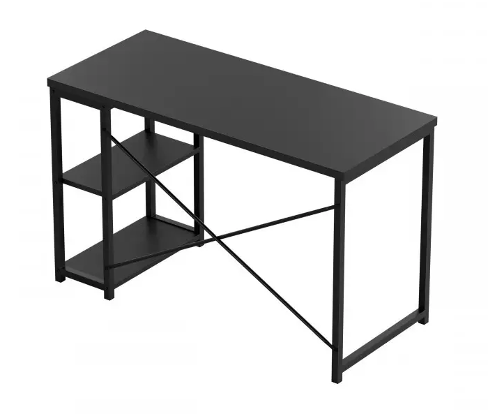 Комп'ютерний стіл MARK ADLER Loft Leader 2.0 з полицями 120x52x75 см Чорний (AN-MAL2.0B)